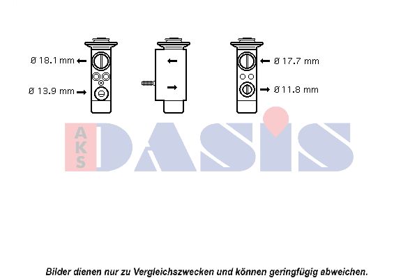 AKS DASIS išsiplėtimo vožtuvas, oro kondicionavimas 840094N